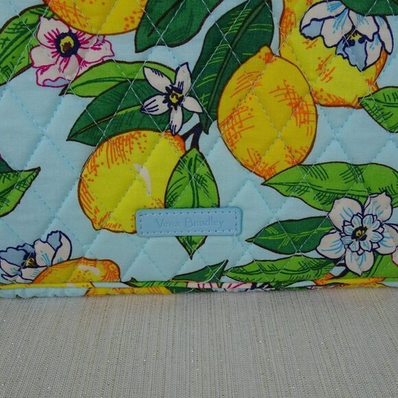 VERA BRADLEY Laptop Sleeve Case Factory Style LEMON GROVE Multicolor NWT $59 - Picture 3 of 6